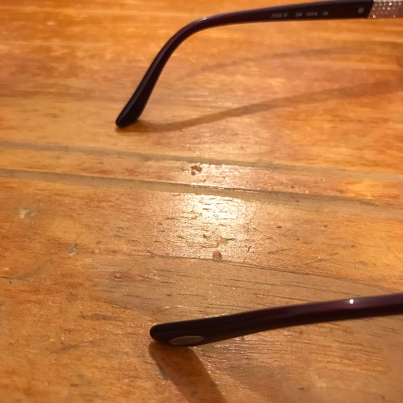 Purple Swarovski Bvlgari Eyeframes - Picture 8 of 8